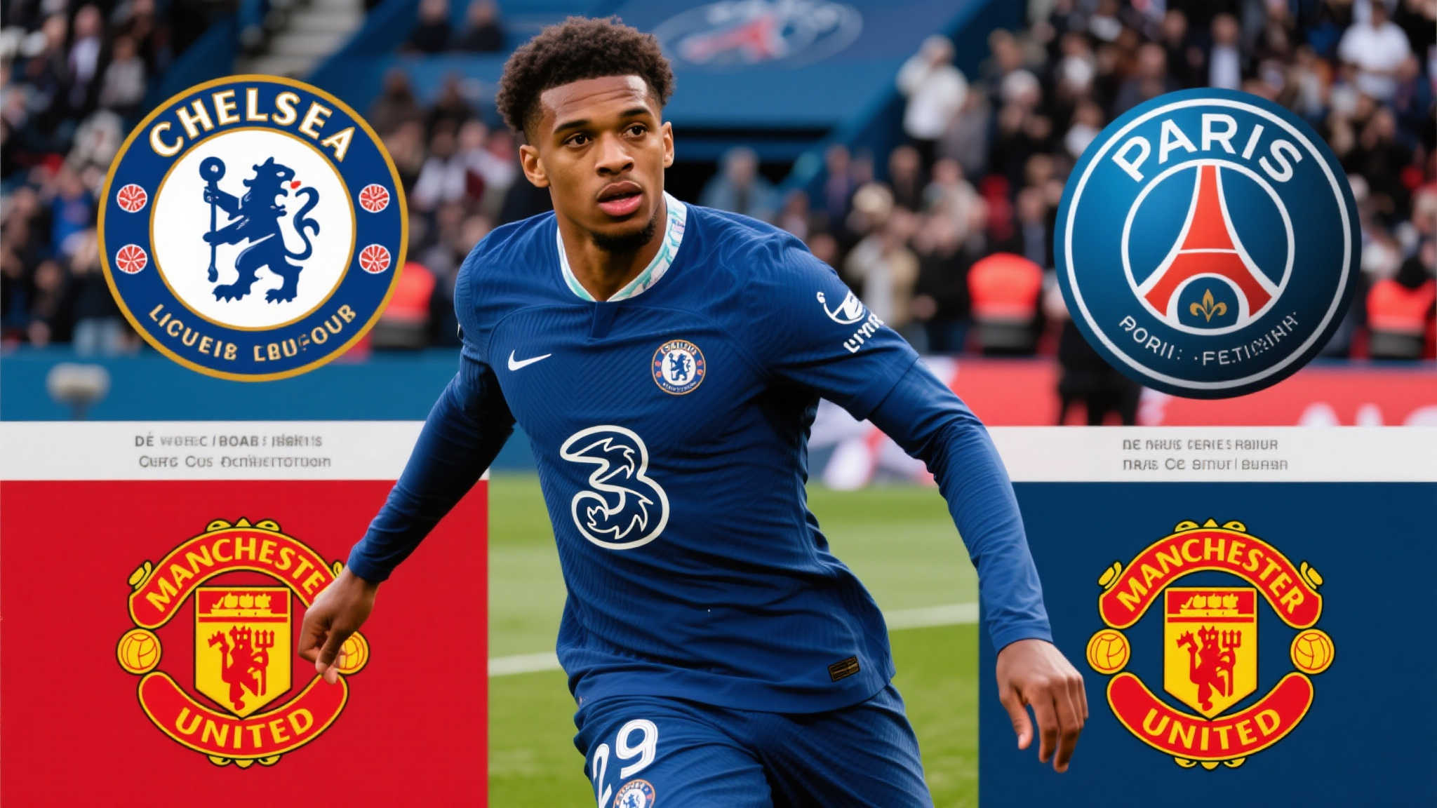 切尔西与巴黎圣日耳曼商讨穆阿尼转会,曼联加入竞争 在足球的世界里,每一次转会新闻都牵动着无数球迷的心